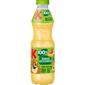 Kubuś Sok 100% banan jabłko brzoskwinia marchew 850 ml