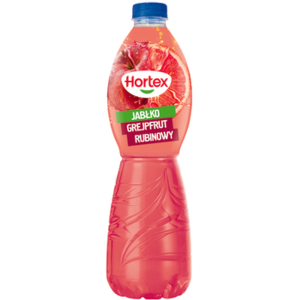 Hortex Napój jabłko-grejpfrut rubinowy butelka Pet 1,75L