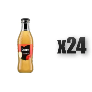 Cappy Jabłkowy 100% sok 250 ml szkło 24 szt.