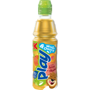 Kubuś Play! Napój owocowy woda i owoce jabłko brzoskwinia 400 ml