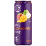 Quality Food woda kokosowa z sokiem z mango 320ml