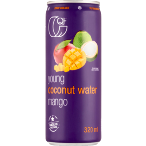 Quality Food woda kokosowa z sokiem z mango 320ml