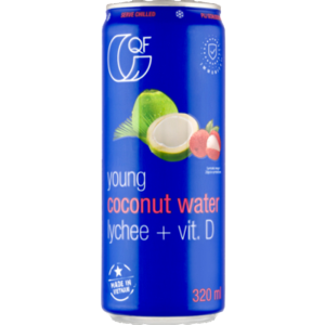 Quality Food woda kokosowa z liczi 320ml