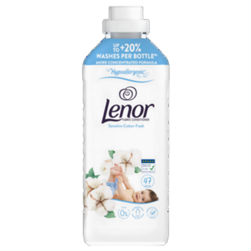 Lenor Płyn do płukania tkanin Sensitive Cotton Fresh 987ml, 47 prań 1768523746748-49261-3-vrl108.png