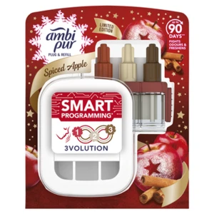 Ambi Pur Plug&Refill Limited Edition Spiced Apple Smart Programming Odświeżacz powietrza 20 ml