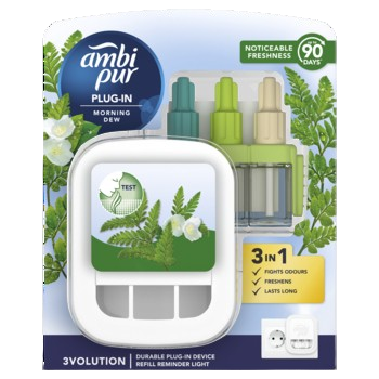 Ambi Pur 3Volution Elektryczny odświeżacz powietrza, zestaw startowy, Morning Dew 20 ml 1d0dcb6f5242d987e5cc6dd376d94e89.png