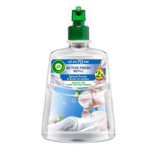 Air Wick Odświeżacz powietrza Active Fresh Świeże Pranie i Biała Orchidea Wkład 228 ml