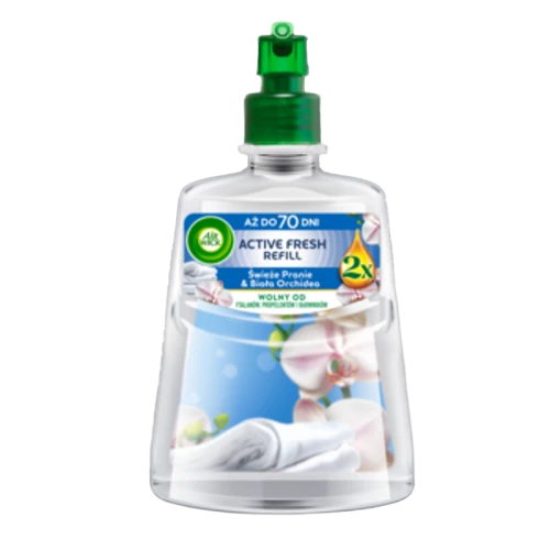 Air Wick Odświeżacz powietrza Active Fresh Świeże Pranie i Biała Orchidea Wkład 228 ml 56e966b725518f5ac42dc533258835de.png