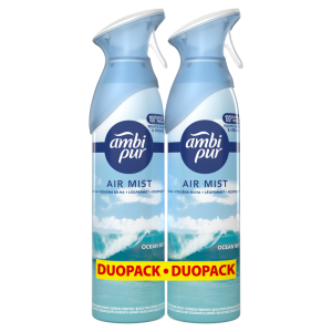 Ambi Pur Ocean Mist Odświeżacz powietrza w sprayu 2 x 185 ml