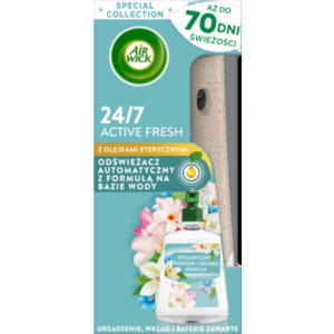 Air Wick Active Fresh Oceaninczy Powiew i Rajska Wanilia / Spring Breeze & Island Vanilla 228 ml Komplet