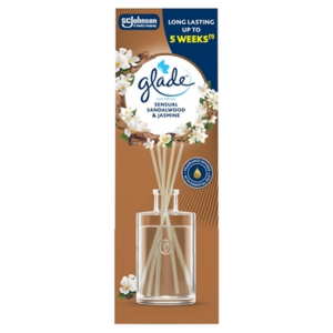 Glade® Reed Diffuser - Sensual Sandalwood & Jasmine, odświeżacz powietrza pachnące patyczki 50ml