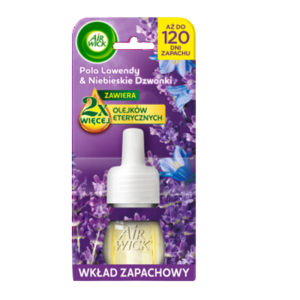 Air Wick Elektryczny odświeżacz powietrza Pola Lawendy i Niebieskie Dzwonki Wkład 19 ml