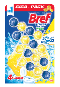 BREF Power Aktiv Soczysta Cytryna 4x50 g