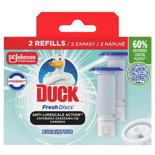 Duck Fresh Discs Eukaliptus Duo - żelowe krążki, podwójny zapas 2x36 ml 1768504323935-12559-3-6fnsmz.png
