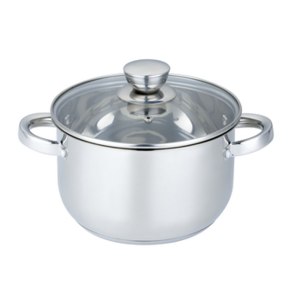 Garnek nierdzewny 22cm / 4,6l z pokrywą