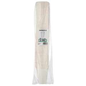 Kubki papierowe bez plastiku białe 250ml|60szt.|CUPIPACK|Guillin Polska