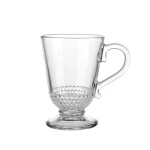 Kubek na stopce 320 ml Siena Altom Design dekoracja perełki