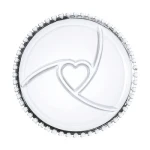Patera szklana śr. 23,5 cm Love Altom Design