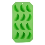 Forma do lodu cząstki limonki 11x22cm zielona Altom Design