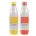 SodaStream butelka 2x1L_ CORAL ORANGE/YELLOW SUNSHINE Watermelon/Pineapple