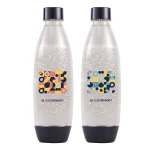 SodaStream butelka 2x1L_ DEEP BLUE GEO