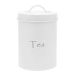 Puszka metalowa z reliefem prążki 11x11x15 cm dekoracja Tea Altom Design