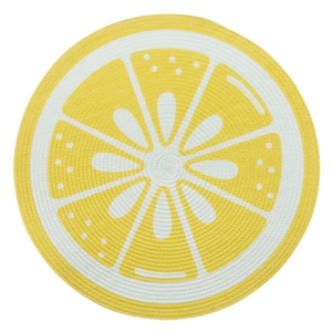 Mata słomkowa Tropicana 38 cm dekoracja cytryna Altom Design