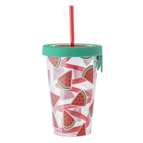 Kubek 500 ml z sylikonową pokrywką i słomką dekoracja arbuz Altom Design 1768521921975-45831-3-dpfhu.png
