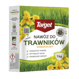 Nawóz granulowany do trawników zagęszczający i wypierający chwasty z mikroskładnikami 1kg Target