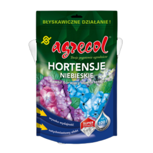 Hortensje niebieskie - nawóz barwiący do hortensji 0,25kg Agrecol