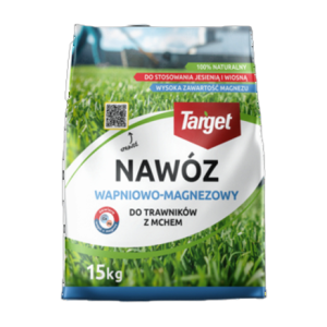 NAWÓZ WAPNIOWO-MAGNEZOWY DO TRAWNIKÓW Z MCHEM 15kg TARGET