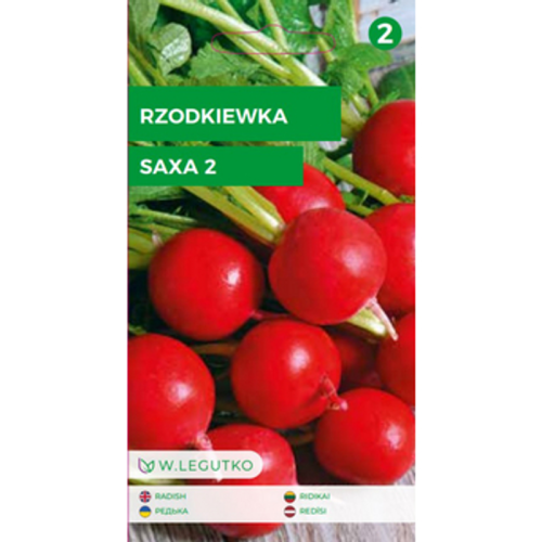 Rzodkiewka Saxa 2 - okrągła, czerwona 4+1,00g Seria bazowa Legutko 1768509045191-21795-3-zq8nn.png