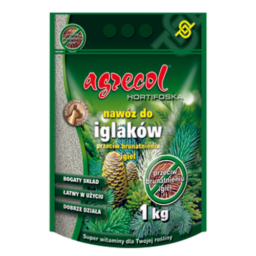 Hortifoska, nawóz do iglaków przeciw brunatnieniu igieł 1 kg Agrecol 1768509157483-22030-3-a60dl.png