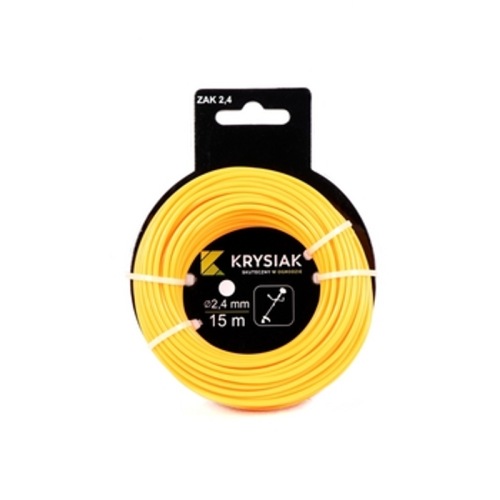 Żyłka tnąca 2,4 mm x 15 m okrągła Krysiak 1768522423219-46879-3-0f23i.png