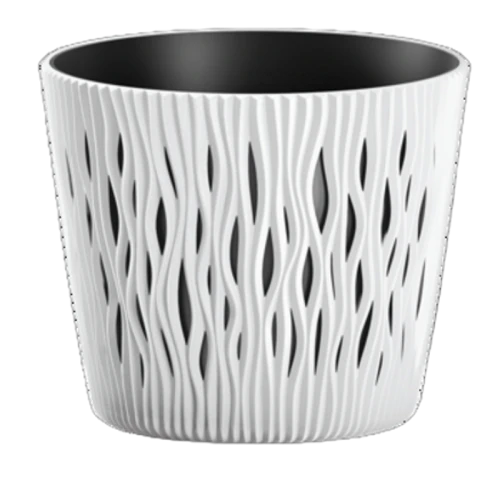 Doniczka Prosperplast Sandy Round DSR160 biała, z wkładem 1768508379850-20216-3-g5bosw.png