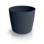 Doniczka MILLY ROUND 15 cm antracyt Prosperplast