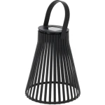 Latarnia solarna wysokość 14cm czarna