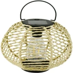 Lampion solarny LED pleciony
