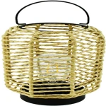 Lampa solarna LED pleciona stołowa