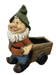 Krasnal ogrodowy z taczką 21156-2