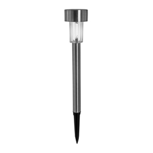 JUMI Lampa solarna - ze stali nierdzewnej w kolorze srebrnym, z włącznikiem - słupek (1 dioda LED) 1768510874236-26020-3-9w9ekj.png