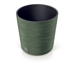 Doniczka FURU ROUND LOW 25cm ziemisty zielony Prosperplast