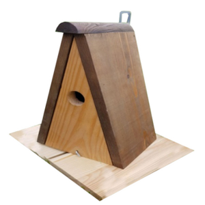 Budka lęgowa dla ptaków dzikich trójkątna Biohumuseco