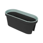 Doniczka na balustradę E&K, 60 cm, antracyt