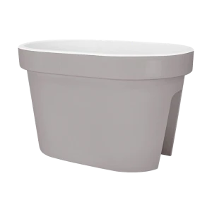 Doniczka na balustradę E&K, 40 cm, pastele