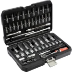 Zestaw narzędziowy 1/4" 56 części YT-14501