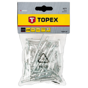 Nity aluminiowe 3.2 x 10 mm, 50 szt.