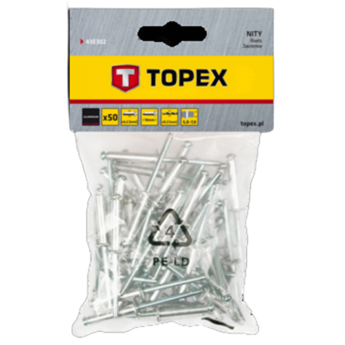 Nity aluminiowe 3.2 x 10 mm, 50 szt. 1768512509459-29328-3-hgrfw.png