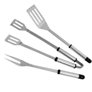 Sztućce do grilla 3 częściowe INOX