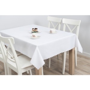 Obrus gastronomiczny rozmiar 110x180 cm kolor biały